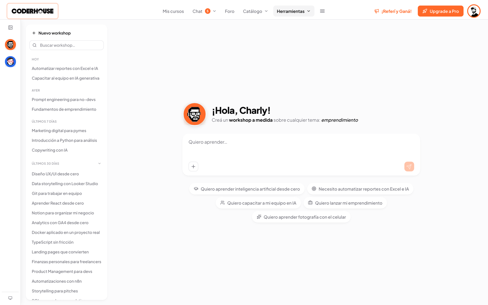 Playground, an AI tool that builds a custom workshop from a prompt